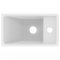 Lave-mains I LIFE S Blanc brillant - Version Droite E211201-Droite (4)